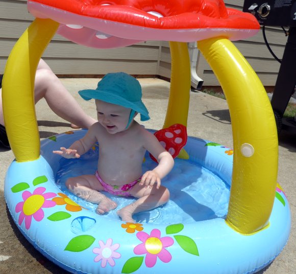 Maddie in Toadstool Pool