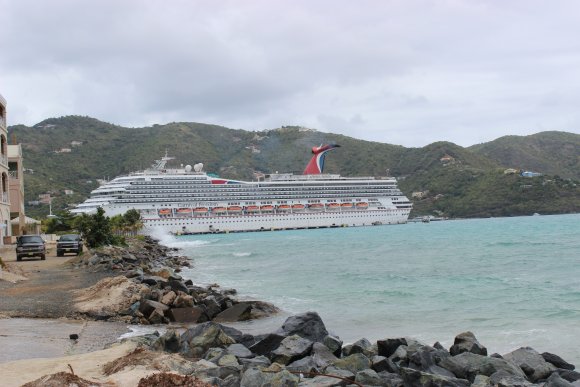 Carnival Freedom from Beach