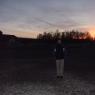 me in dachau yard