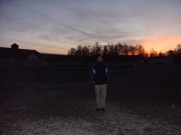 me in dachau yard